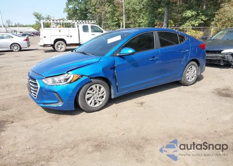 2017 Hyundai Elantra Se из США, поврежденный, VIN 5NPD74LF7HH209898